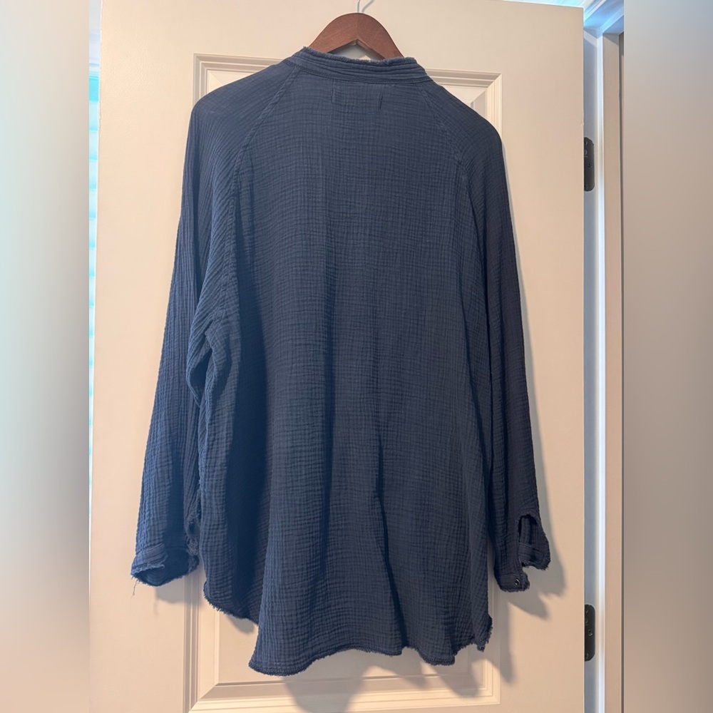 Free People Oversized Button Down - Picture 3 of 4